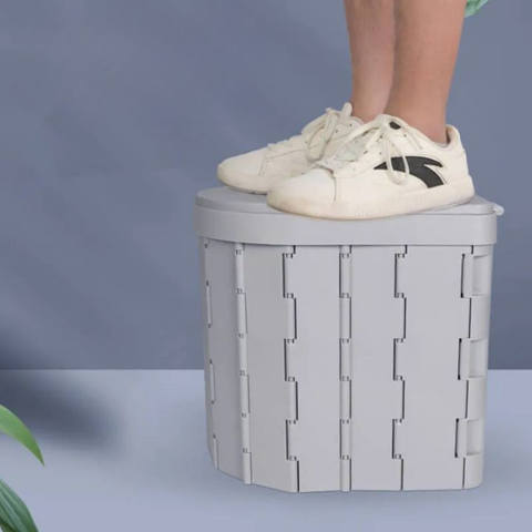 Συμπαγής και Εύκολη στη Μεταφορά Αναδιπλούμενη Τουαλέτα Ταξιδιού