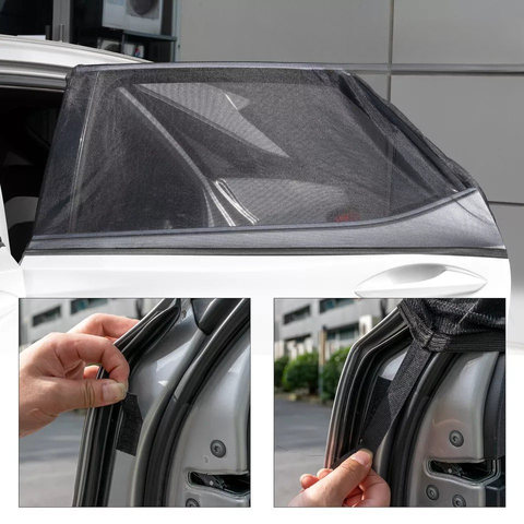 Set de 4 parasolare auto – Protecție completă pentru feronerie