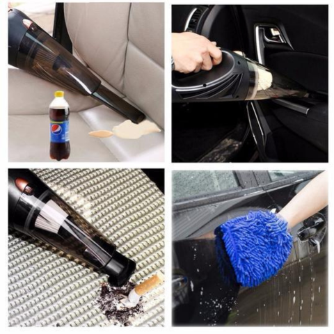 Aspiradora de Coche Portátil – Limpieza Rápida y Sin Esfuerzo