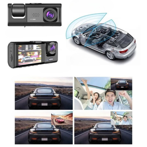 Dashcam Mașină Față și Interior – Înregistrare de Înaltă Definitie