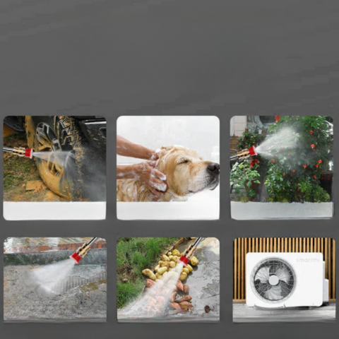 مسدس تنظيف لاسلكي للسيارة - نفاث ضغط عالٍ