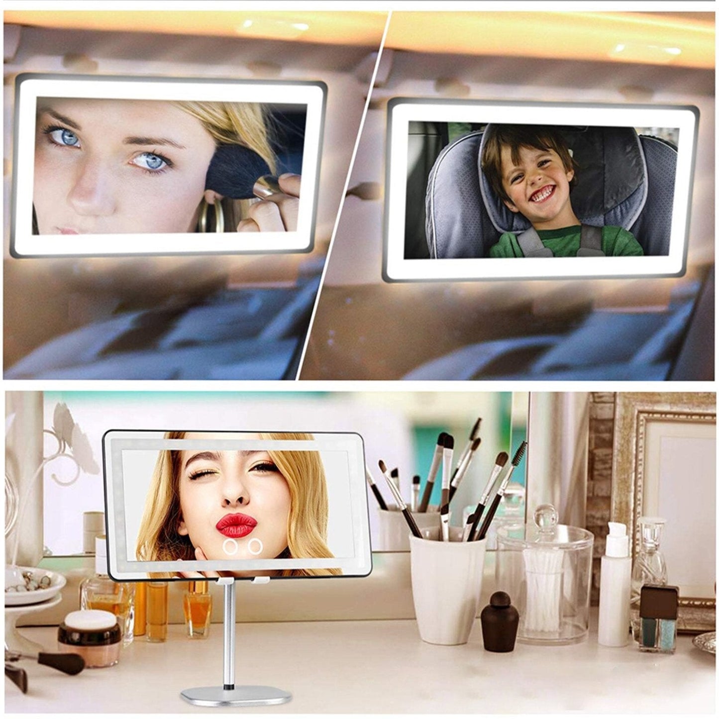 מראה איפור לרכב — נוחות ואלגנטיות בנסיעה