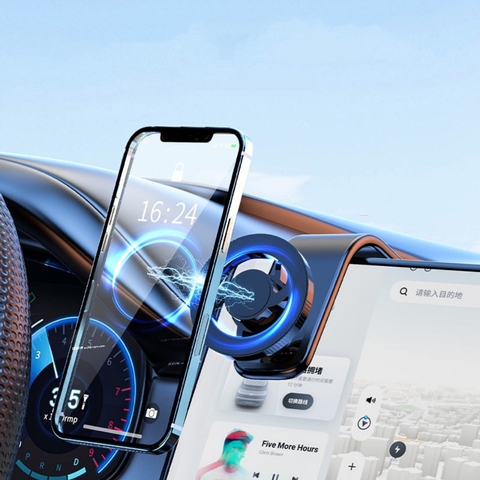 Magnetická podpora pro auto – bezpečné uchycení s nastavitelnou paží