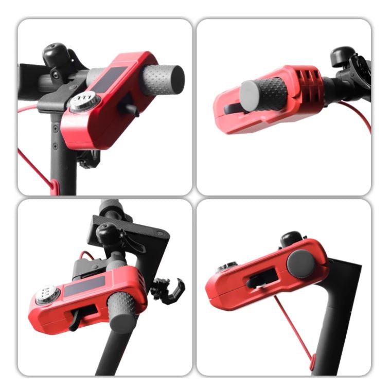 Lås för styret Lätt att installera – Säkerhet för tvåhjuliga fordon