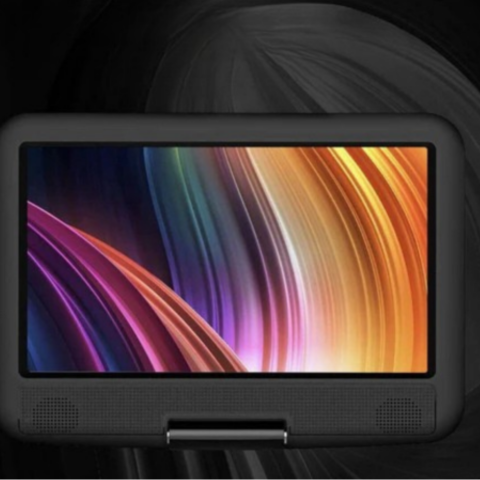 Bärbar DVD-spelare med SD- och USB-port — Klar och praktisk skärm
