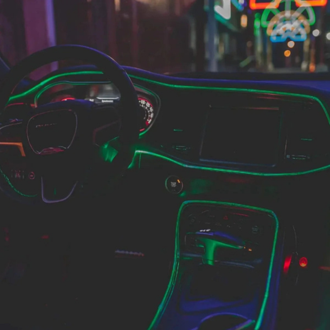 Cintas Luminosas para Auto – Ambiente RGB Interior