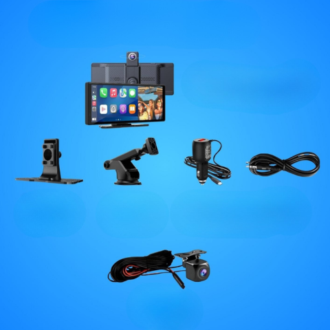 Multifunkční obrazovka automobilu – držák pro zadní kameru a hlasové ovládání