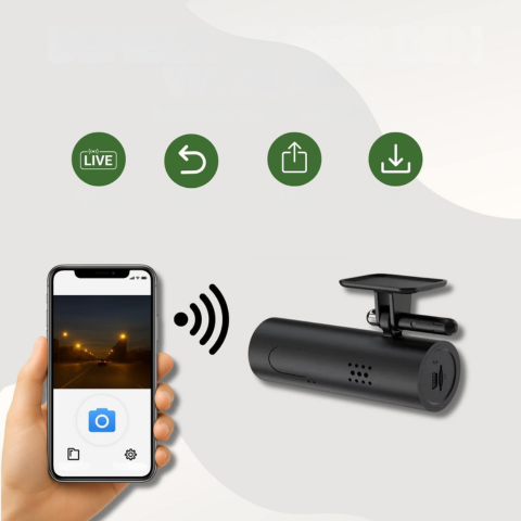 Kamera pokładowa w samochodzie — wyraźne obrazy i łatwa instalacja