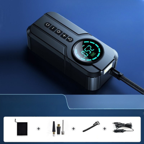 Compresseur D’Air Portable – Affichage LED Haute Précision