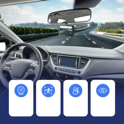 Palubní kamera vpředu a vzadu – Nepřetržité sledování vašeho vozidla