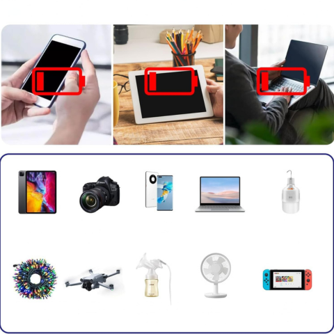 Convertisseur De Courant Voiture – Prises Secteur Et Ports USB Rapides