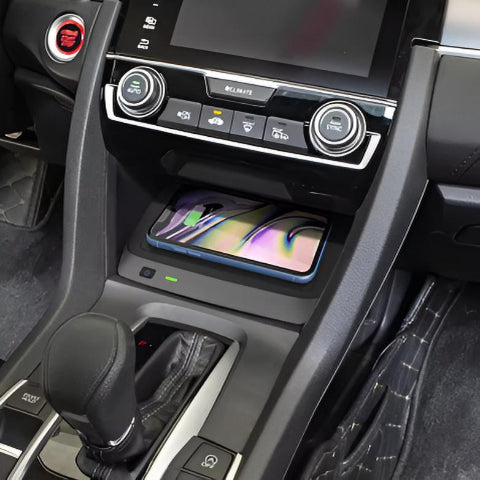 Încărcător Wireless Integrat Pentru Honda Civic 16-19 — Încărcare Rapidă și Practică