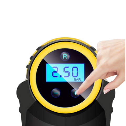 Compresseur D’Air Portable 120W — Gonflage Rapide Avec Affichage Digital