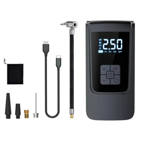 Μίνι Φορητός Συμπιεστής Αέρα — Έξυπνος Ασύρματος Φουσκωτής