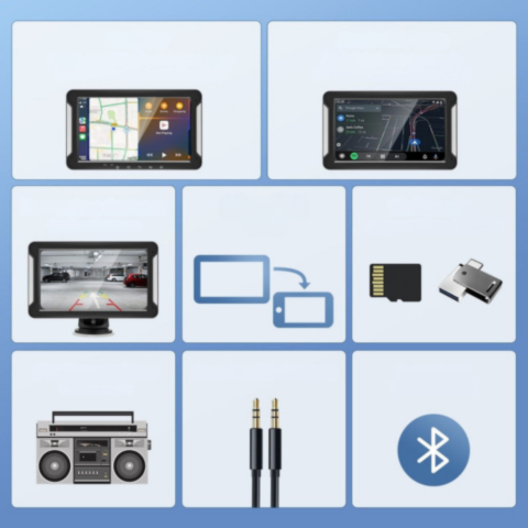 Multimedia Skärm Bil – Enkel Installation Och Fullständiga Funktioner