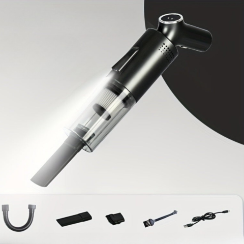 Aspirator Auto Fără Fir — Afișaj Digital și Urmărire în Timp Real