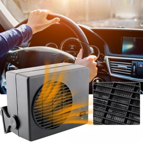 Ventilator de încălzire 12V pentru mașină — Dezghețare rapidă și încălzire instantanee