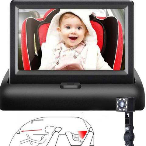 Telecamera di Sorveglianza per Bambini in Auto — Sicurezza e Tranquillità durante il Viaggio