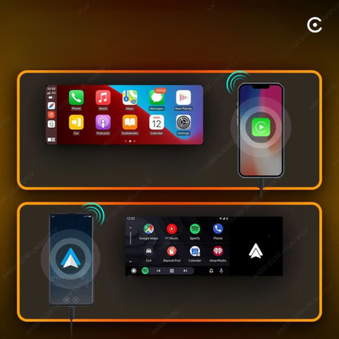 MP5 Multimedia-Tuner mit CarPlay Und Android Auto - Touchscreen & Schneller Anschluss