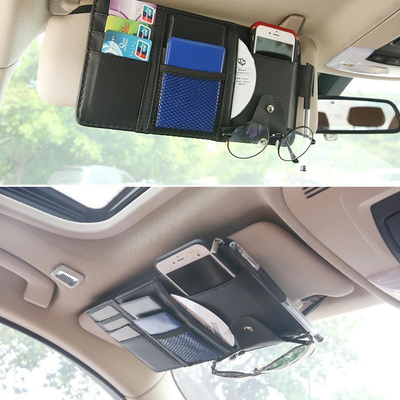 Organizzatore Auto Per Parasole — Tieni I Tuoi Accessori A Portata Di Mano
