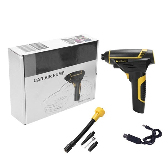 Φορητός Συμπιεστής Αέρα 120W — Ιδανικός Για Αυτοκίνητο, Μηχανή Και Ποδήλατο