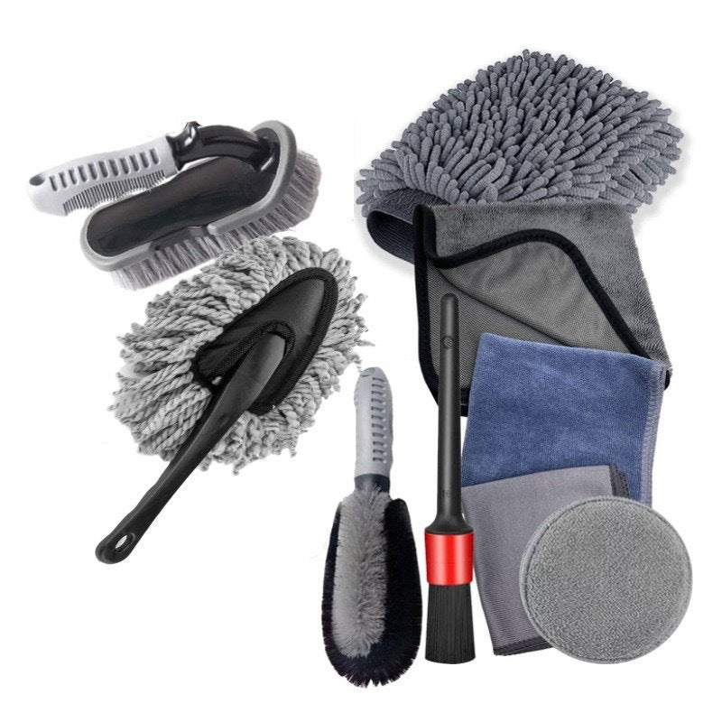 Kit Complet De Nettoyage Automobile — Pratique Et Polyvalent