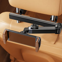 Støtte for telefon og nettbrett til bil – Justerbar hodestøttefeste 