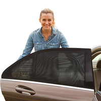 Pare-Soleil Universel Extensible Pour Vitres Latérales De Voiture