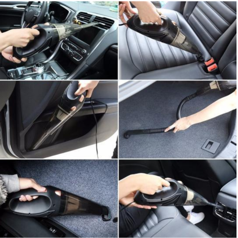 Aspiradora de Coche Portátil – Limpieza Rápida y Sin Esfuerzo 