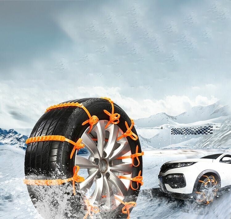 TPU Snow Chains: Maximum Safety and Grip (1 kit = 10 Pieces) 