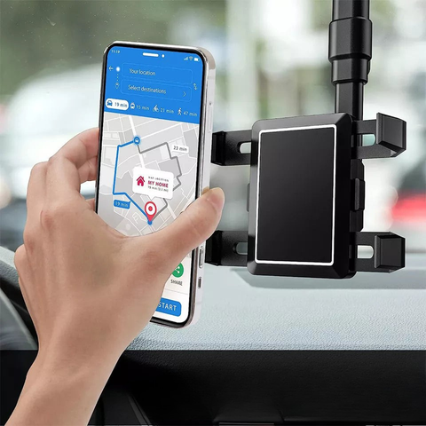 Autós telefon támogatás – Rögzítés a visszapillantó tükörre 