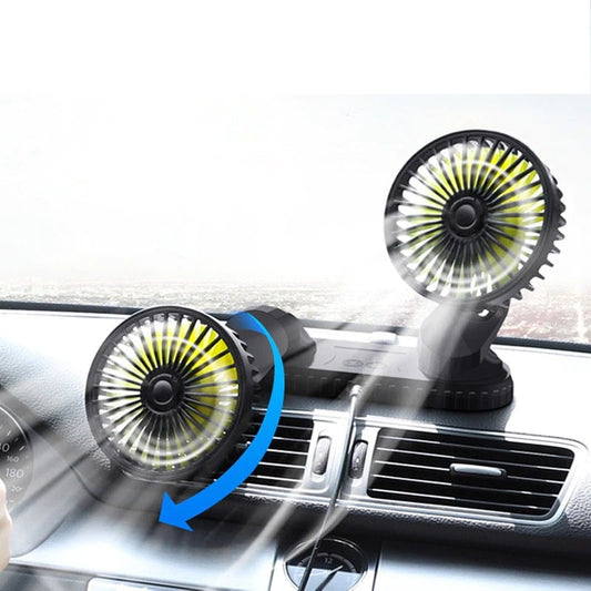 Ventilateur De Voiture USB Portable — Fraîcheur Immédiate Et Pratique