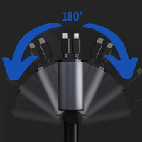 Chargeur Auto Haute Vitesse 12V – USB & Type-C Avec Écran