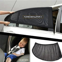 Pare-Soleil Universel Extensible Pour Vitres Latérales De Voiture