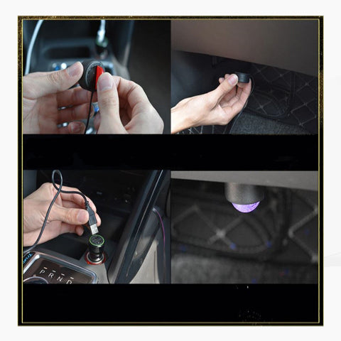 Lampada Ambientale LED per Auto – Design Interno Stiloso 