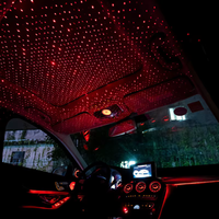 LED-valot Tähtitaivas Auton Katolle — Taianomainen Yöilme 