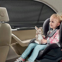 Pare-Soleil Universel Extensible Pour Vitres Latérales De Voiture