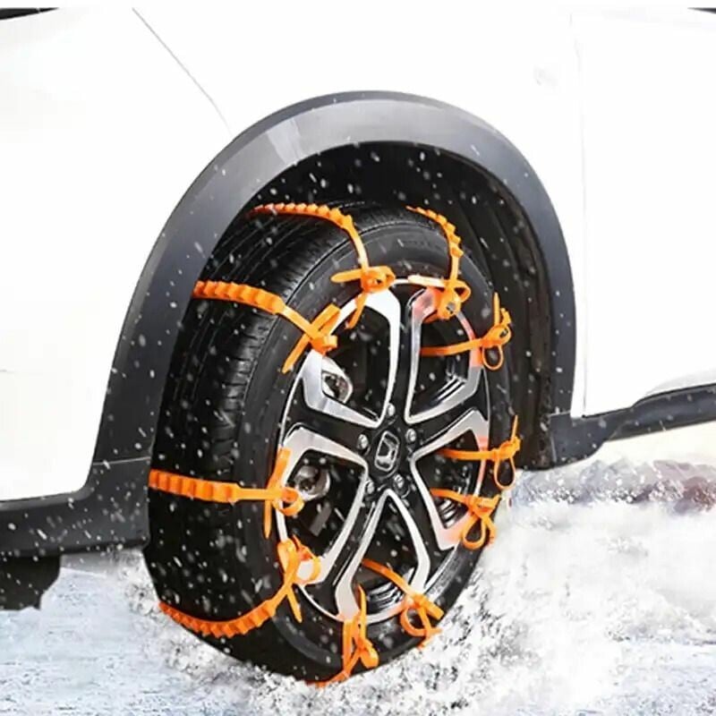 TPU Snow Chains: Maximum Safety and Grip (1 kit = 10 Pieces) 