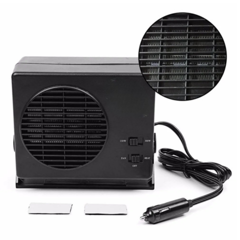 Calentador Portátil Para Coche 12V 150W/300W - Calor Rápido Y Confort En Invierno