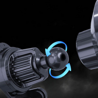 Auto-Telefonhalter – Kabelloses Laden und LED-Beleuchtung 