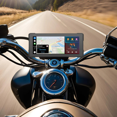 Multimediálny systém motocykla — GPS, hudba a inteligentná kontrola 