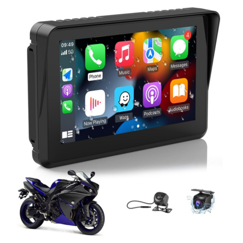Support Multimediale Moto — Navigazione e Musica Senza Fili 