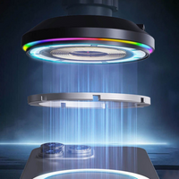 Auto-Telefonhalter – Kabelloses Laden und LED-Beleuchtung 