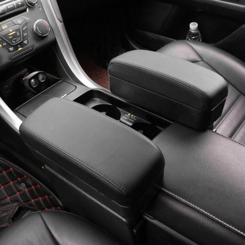 Multifunctional Car Armrest – Comfort, Storage, and Charging 