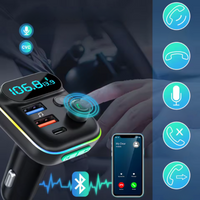 車用Bluetooth FMトランスミッター — 明瞭な通話とワイヤレス音楽 