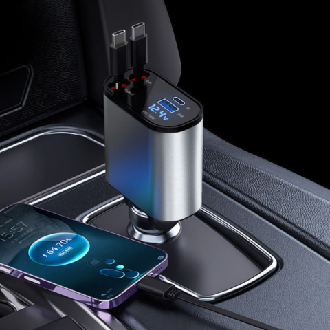 Hurtig biloplader – Kompatibilitet med iPhone og USB-C 
