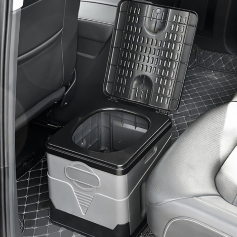 Inodoro Plegable Para Coche Y Camping – Fácil De Transportar 