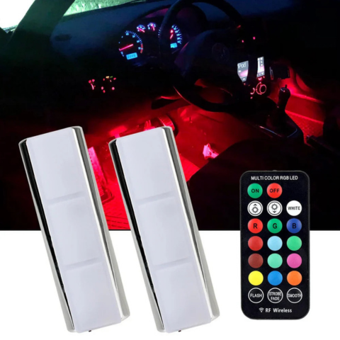Éclairage Auto Multicolore Chargeable – Installation Facile