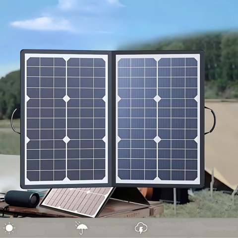 Draagbare Zonne-energie — Autonomie Tijdens Reizen En Kamperen 