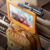 Støtte for telefon og nettbrett til bil – Justerbar hodestøttefeste 